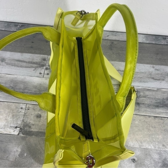 NWOT Marc Jacobs Small Traveler Mesh Tote - Bright Green SOLD OUT EVERYWHERE..!! - Picture 7 of 10